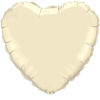Ivory heart shaped balloon QH39347